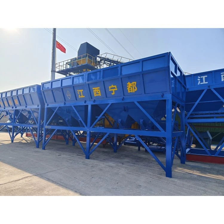 5 mini mobile concrete batching plant