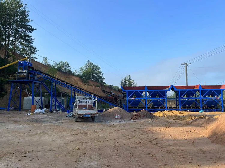 Dry Mobile Concrete Batching Plant001 Dry Mobile Concrete Batching Plant001