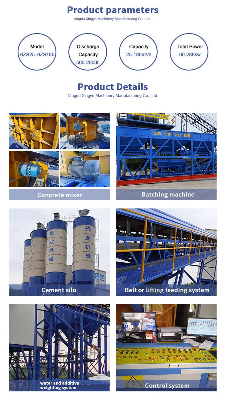HZS180 Stationary Concrete Plant HZS180 Stationary Concrete Plant