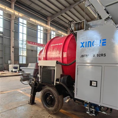 Concrete Mixer And Pump